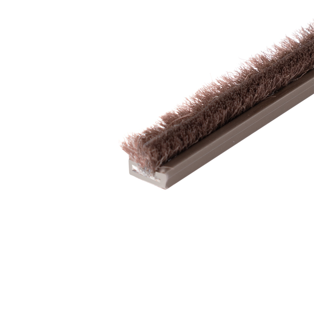 Self Adhesive Brush Pile Carrier (2.2m) - Brown